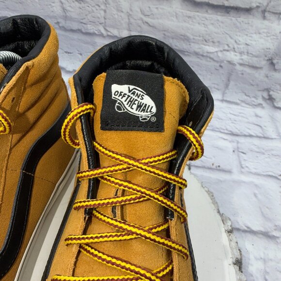 Vans Sk8-Hi Off The Wall Sneakers Wheat Suede Men’s 8 Women’s 9.5 Skater Shoes main image 14